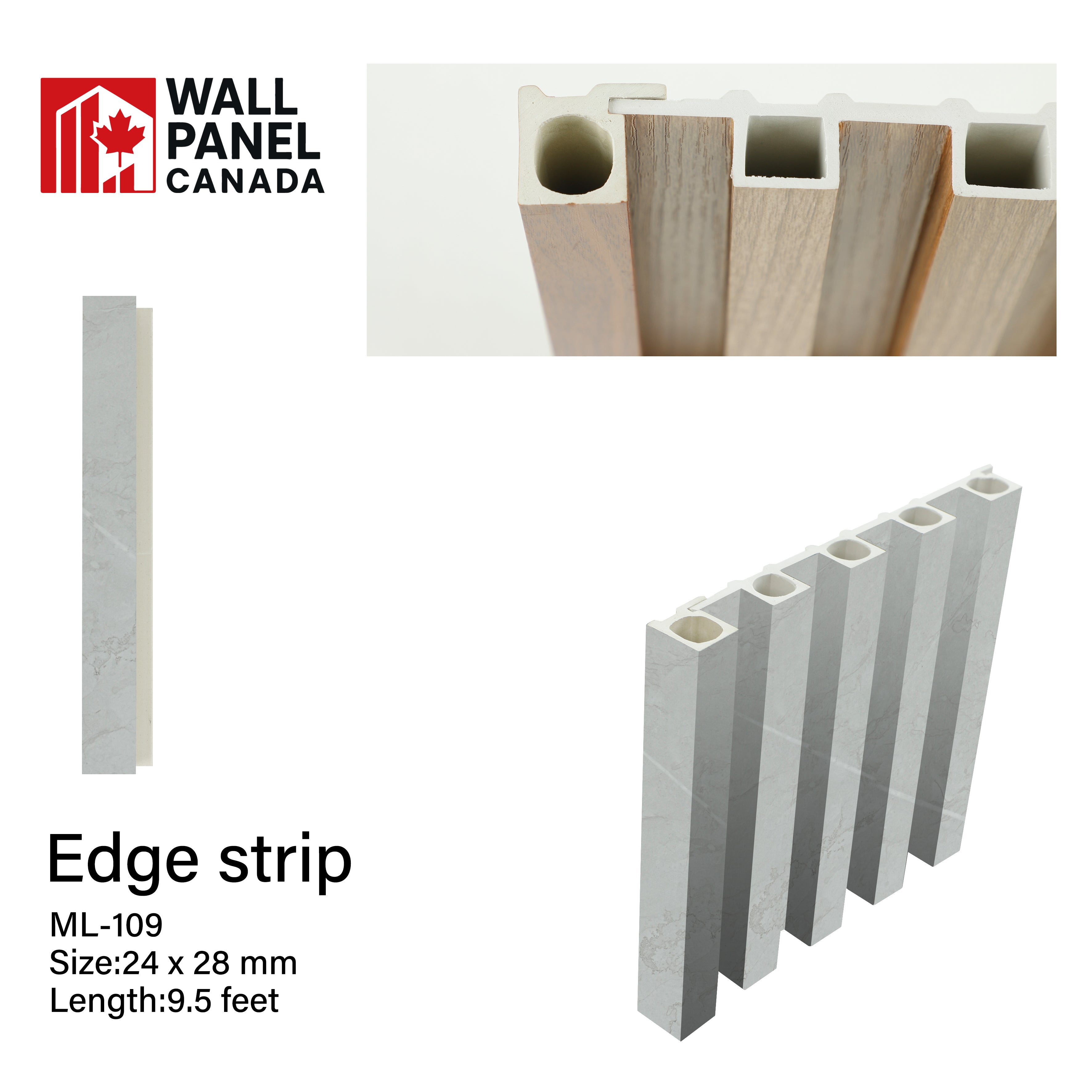 WPC End Trim BARRIE SILVER 109