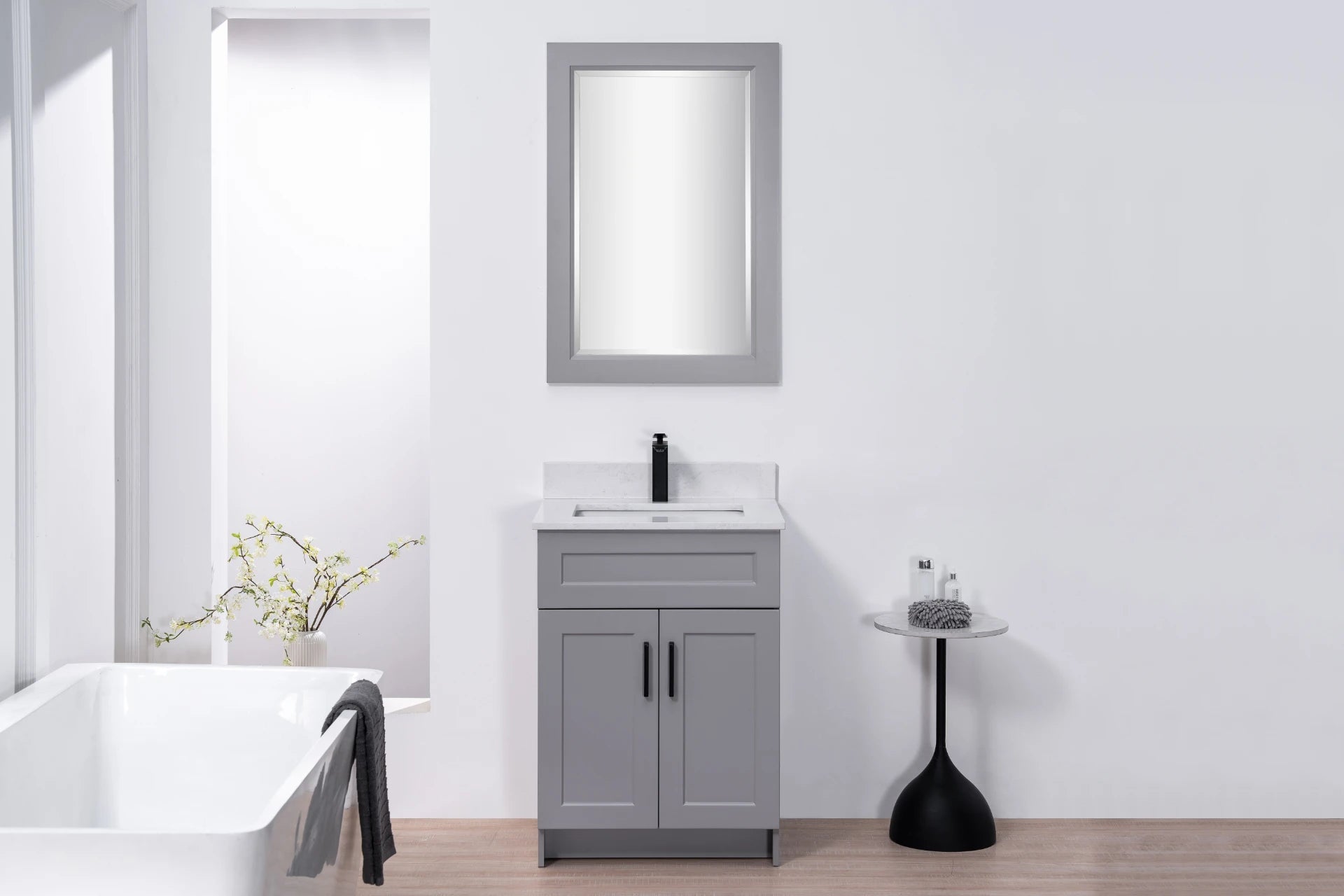 24" MDF Vanity with Countertop