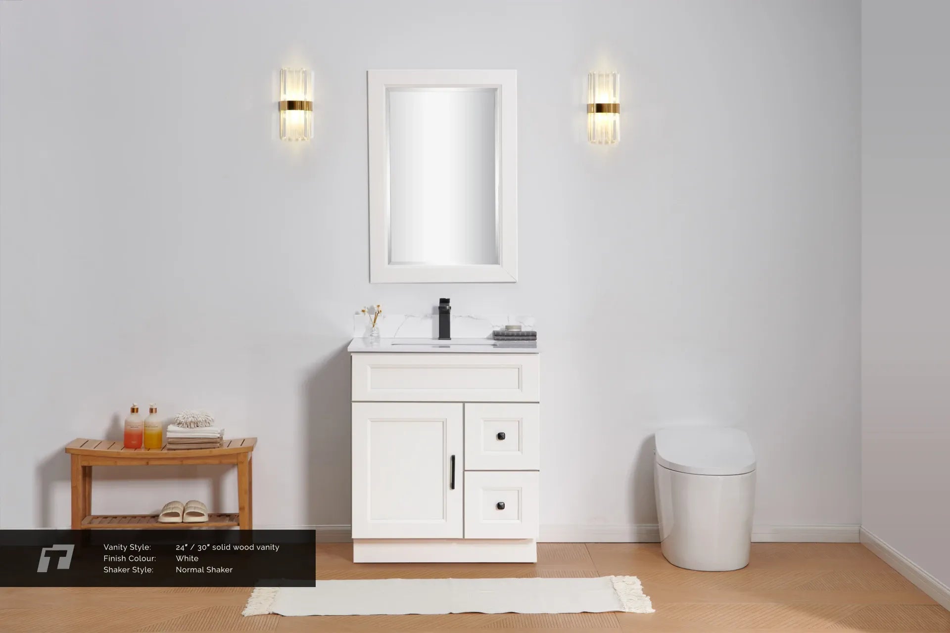 30" Solid Wood Vanity