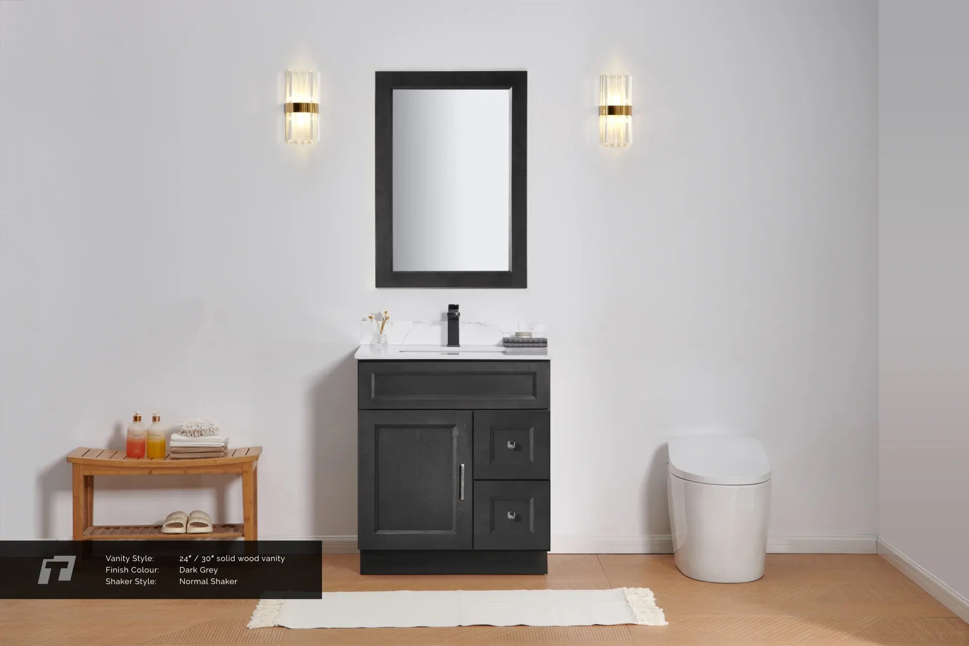 30" Solid Wood Vanity