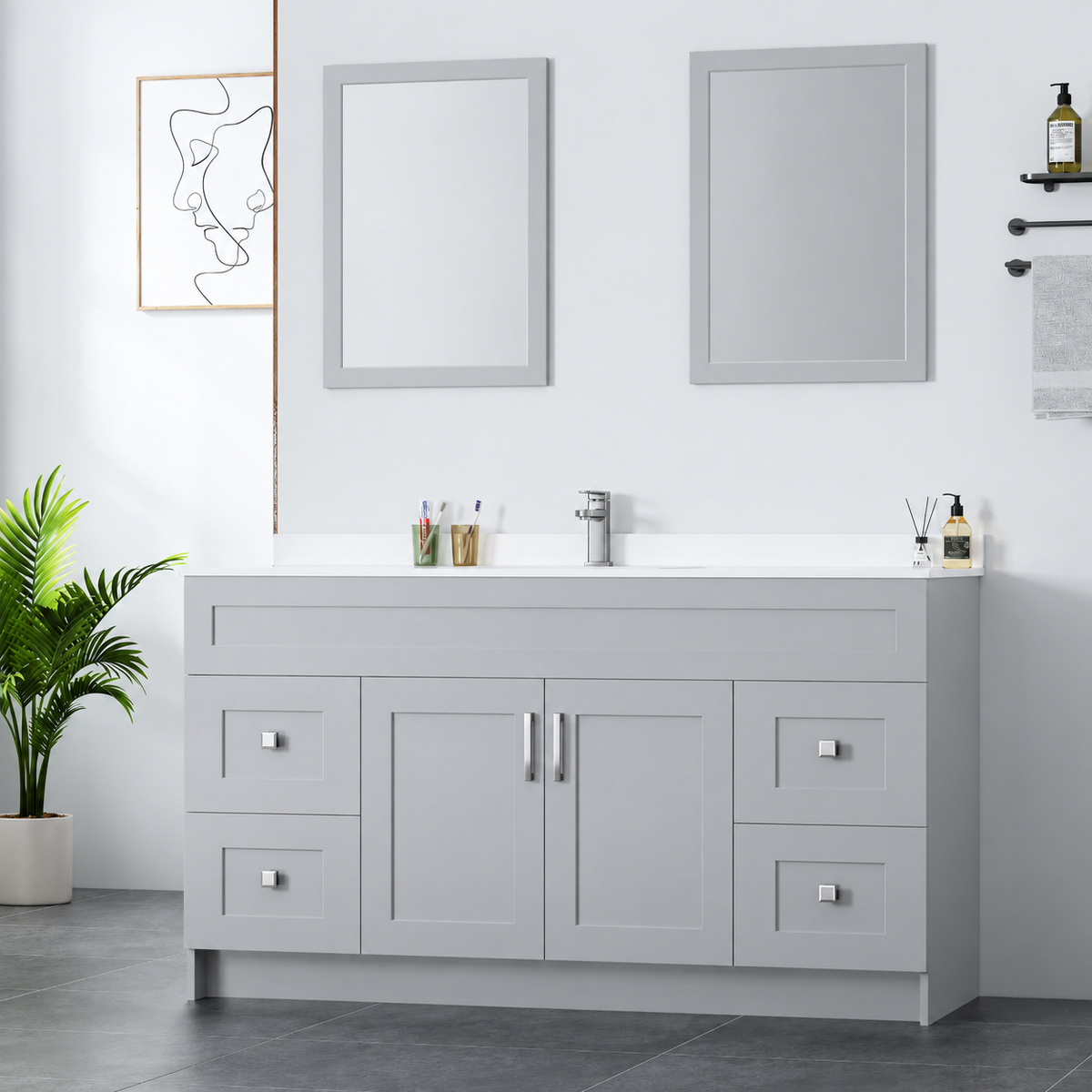 48" Single-Sink MDF Vanity