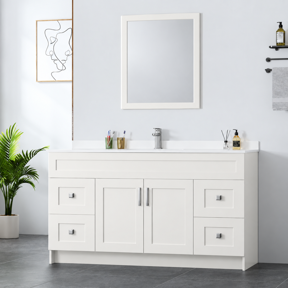 48" Single-Sink MDF Vanity