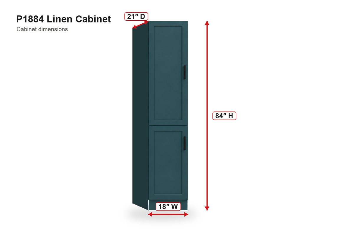 Linen Cabinet with Doors