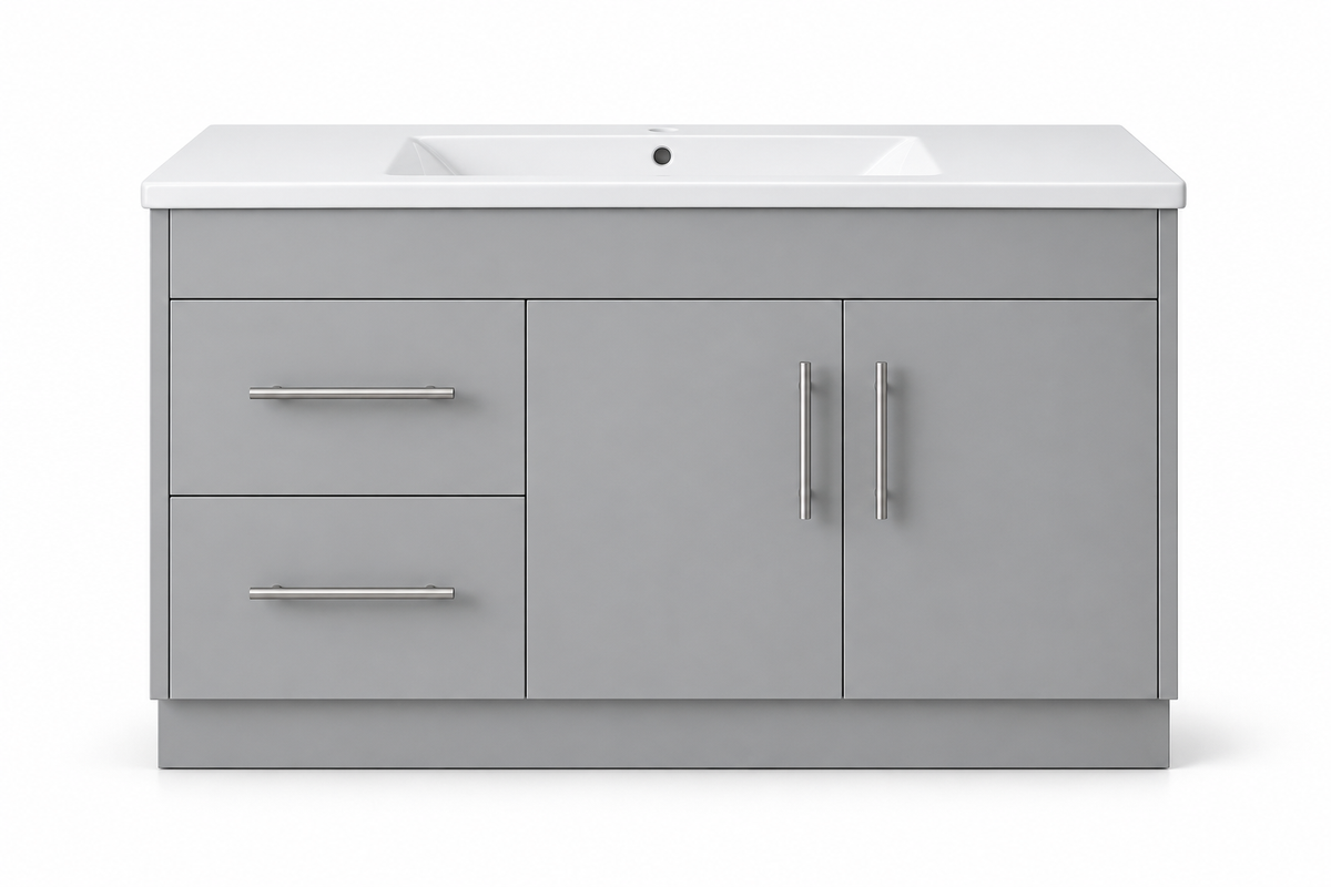 TC-2401 36" High-Gloss Vanity - Grey - Front