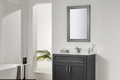 30" Two-Door Solid Wood Vanity with Top