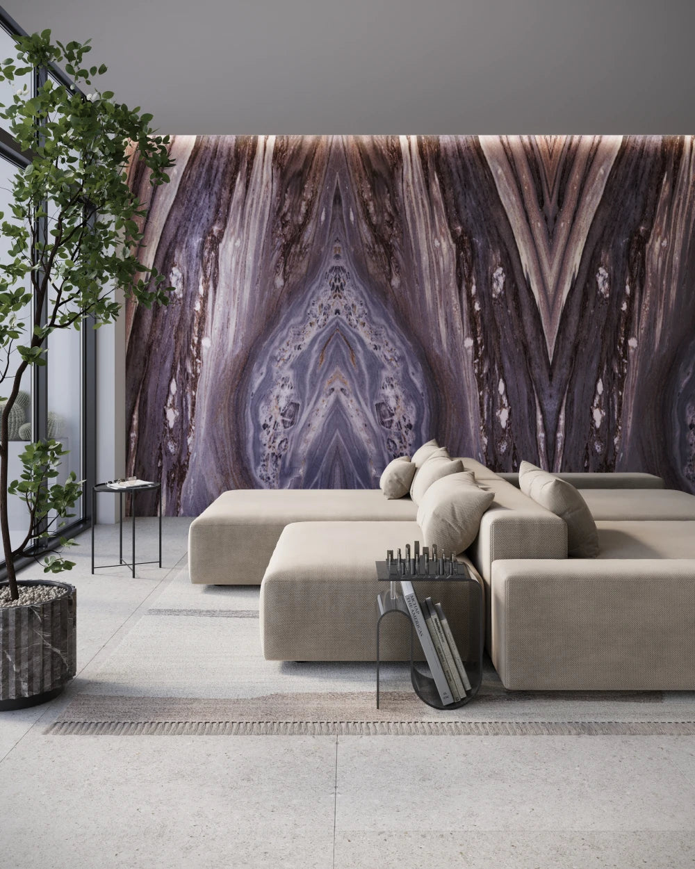 PALISSANDRO BLUETTE MARBLE 4X10