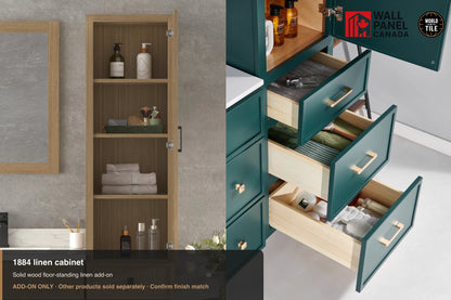 Linen Cabinet with Drawers