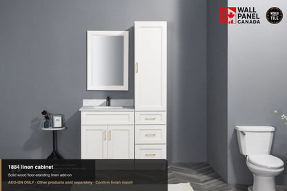 Linen Cabinet with Drawers