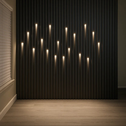 WPC FLUTED WALL SPOT LIGHT 3000K WHITE HEAD