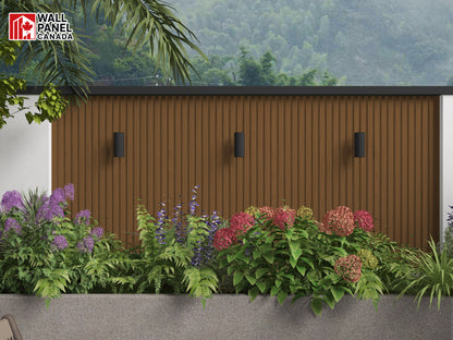 LONDON TEAK OUTSIDE FLUTED PANEL