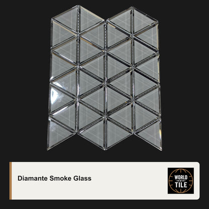 Diamante Smoke Glass Mosaic