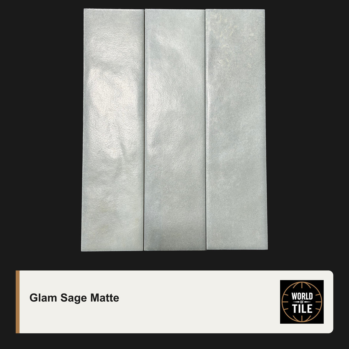 Glam Sage Subway Tile - Matte