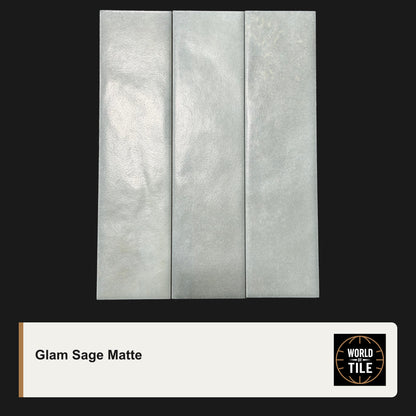 Glam Sage Subway Tile - Matte