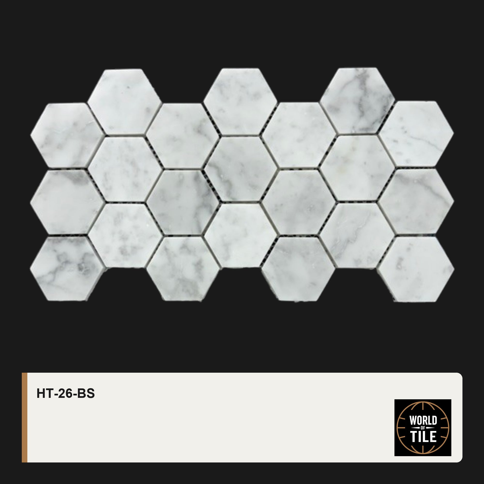 Carrara Marble Hexagon Mosaic mosaic tile