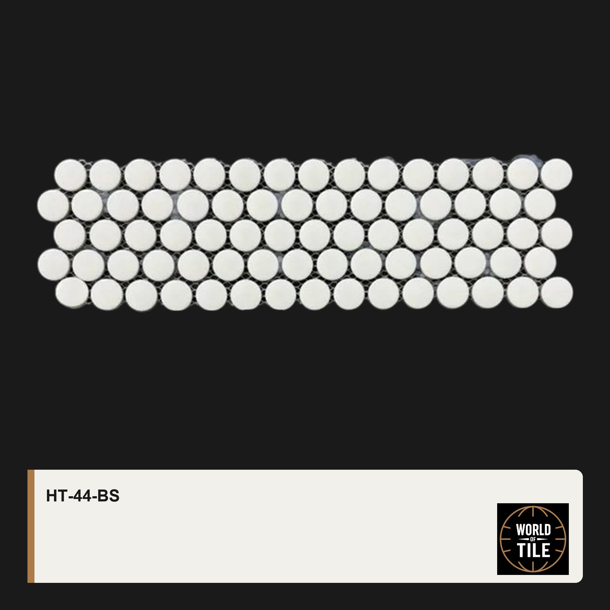 White Penny Round Mosaic mosaic tile