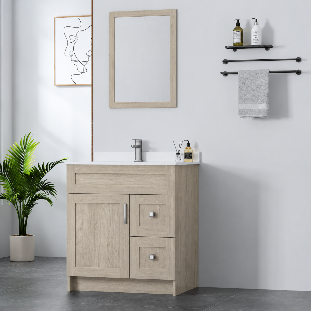 30" MDF Vanity