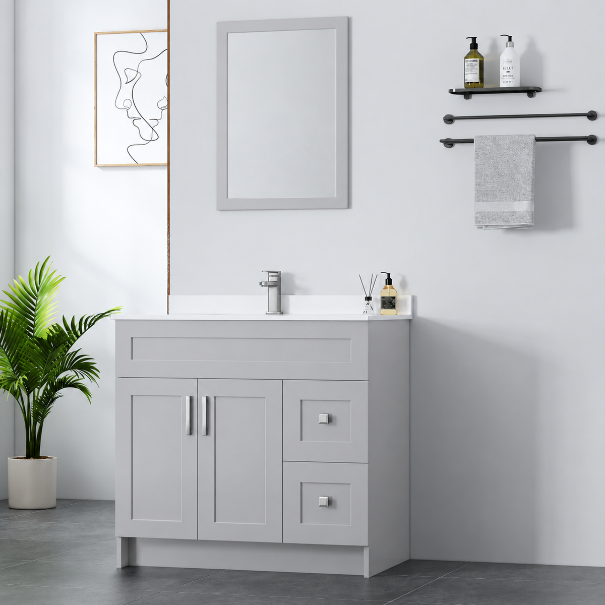 36" MDF Vanity