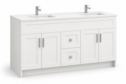 60" Double-Sink MDF Vanity