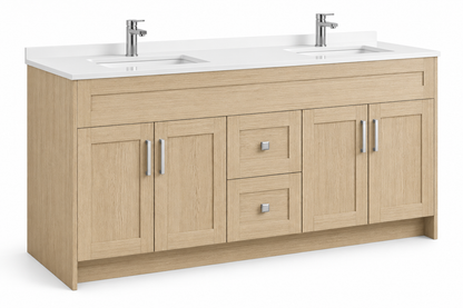 72" Double-Sink MDF Vanity