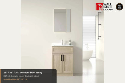 30" Two-Door MDF Vanity