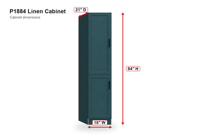 Linen Cabinet with Doors