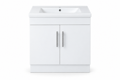 TC-2401 24" High-Gloss Vanity - White - Front
