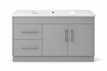 TC-2401 36" High-Gloss Vanity - Grey - Front